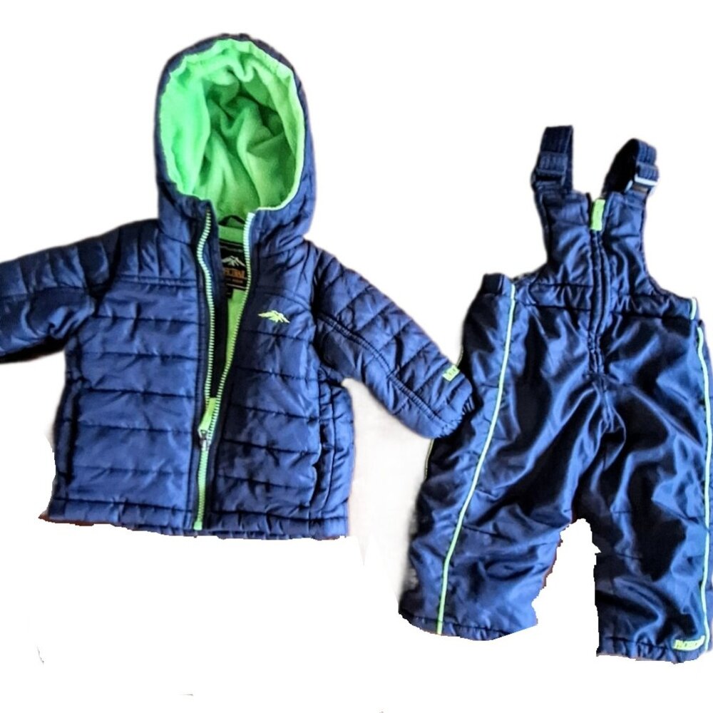 Baby Toddler 12 Month Pacific Trail Unisex Two-Piece Flleece Lined Snowsuit Set
